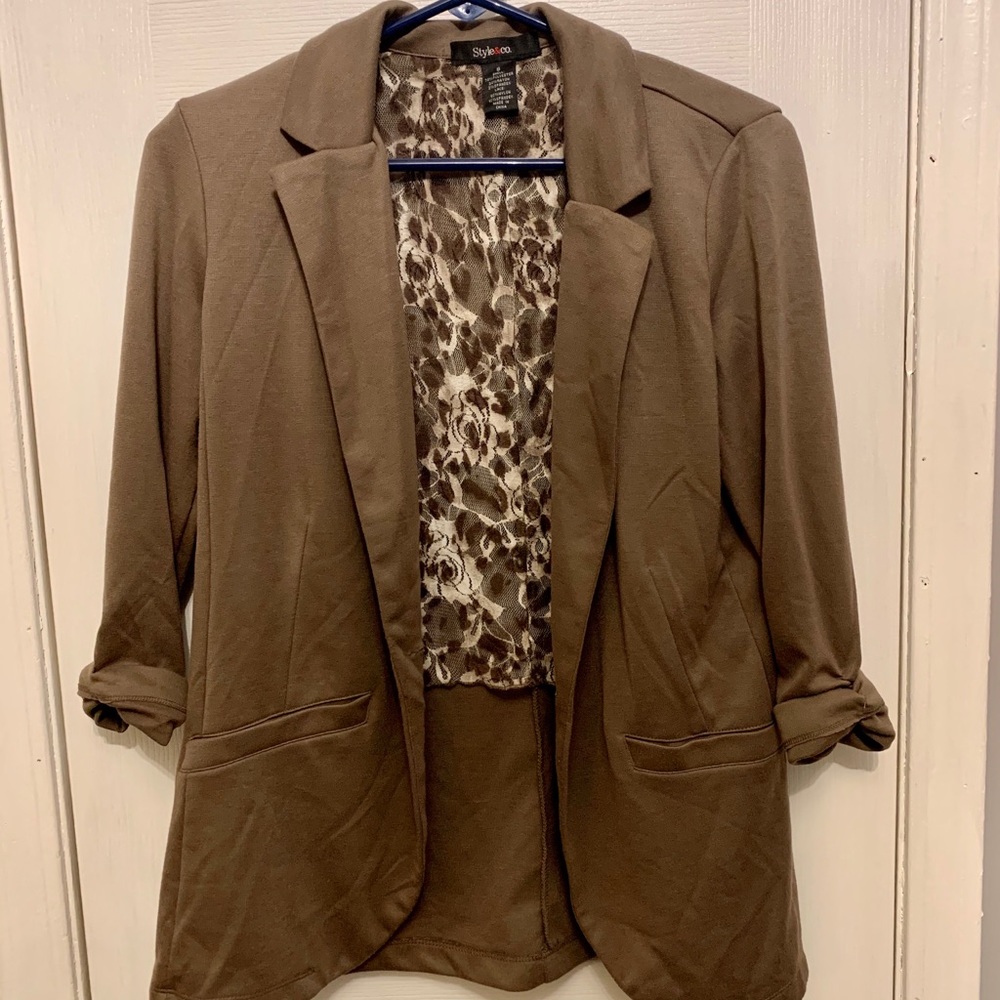 Style & Co cardigan with button